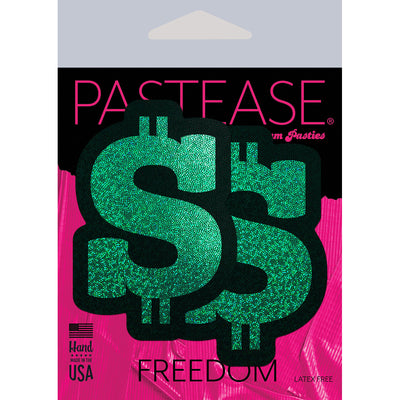 Pastease Glitter Green Dollar Signs