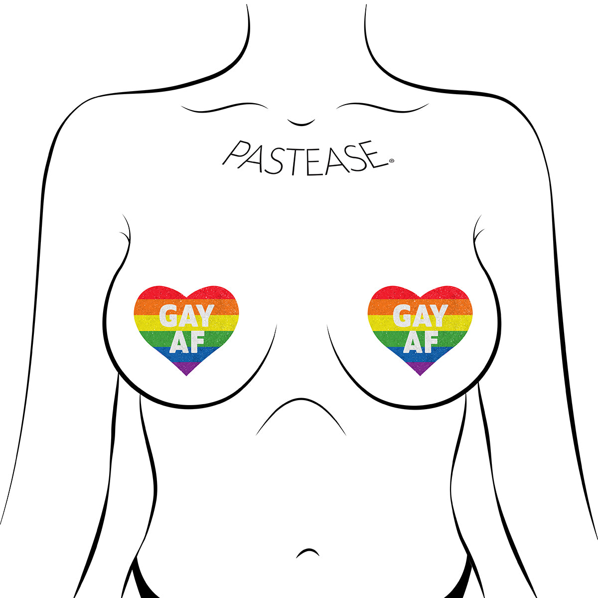 Pastease Gay AF Hearts