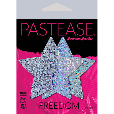 Pastease Stars Silver Glitter