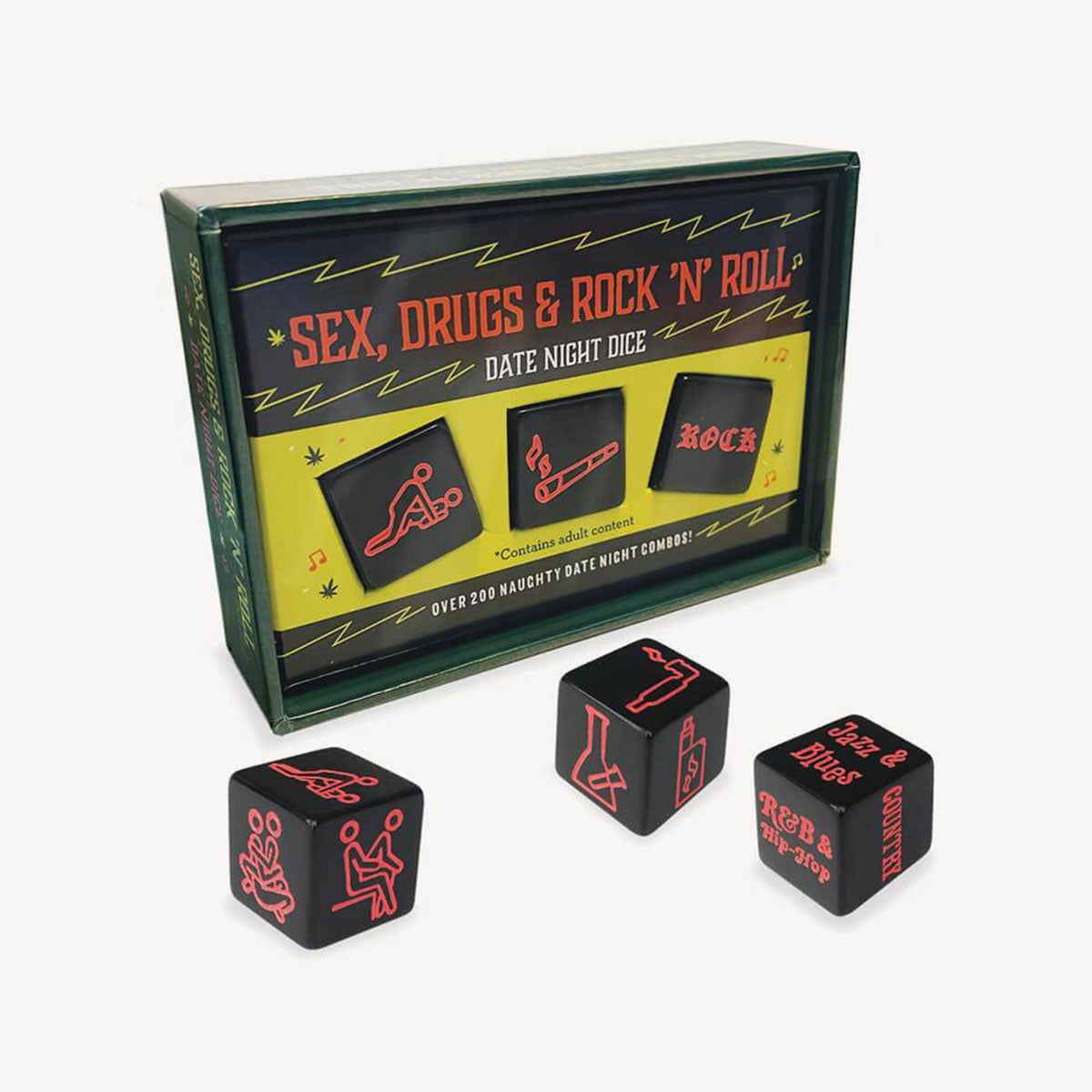 Sex, Drugs & Rock 'n' Roll Date Night Dice