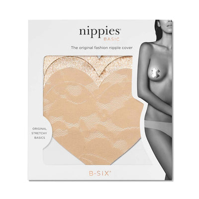 Nippies Basics Crme Hearts - Size C