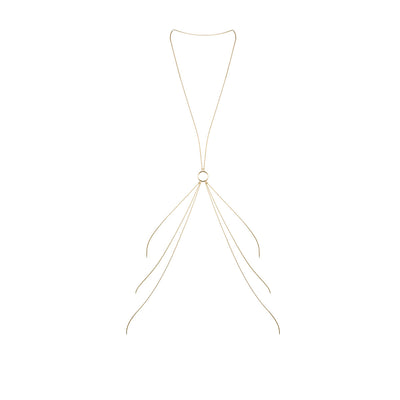 Bijoux Indiscrets Magnifique Collection 8 Body Chain - Gold