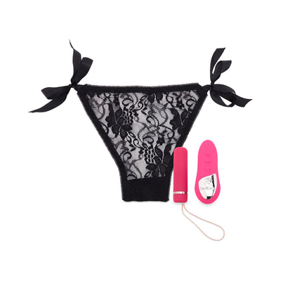 Nu Sensuelle Pleasure Panty with Remote Control 15 Function Bullet - Pink