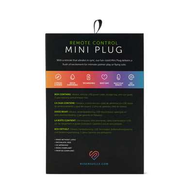 Nu Sensuelle Remote Control Mini Plug - Black