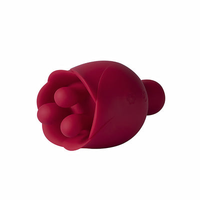 Rosewyn Rotating Rose Vibrator - Red