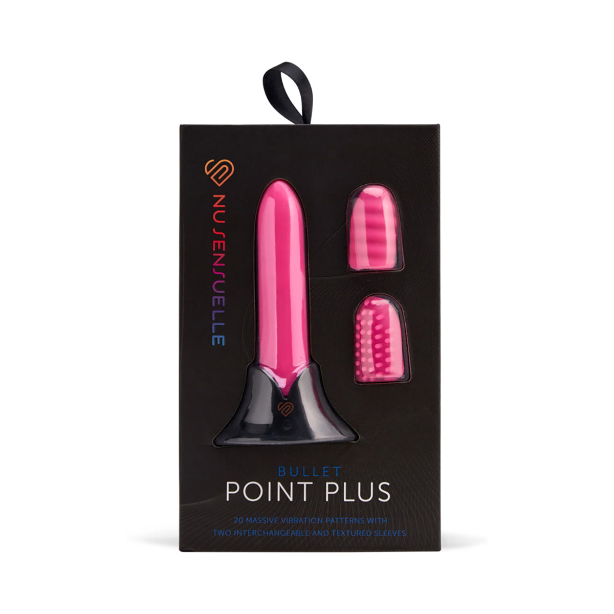 Nu Sensuelle Point Plus 20 Function Bullet with Sleeves - Pink