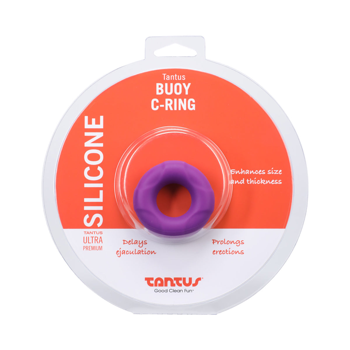 Tantus Buoy C-Ring Medium Purple