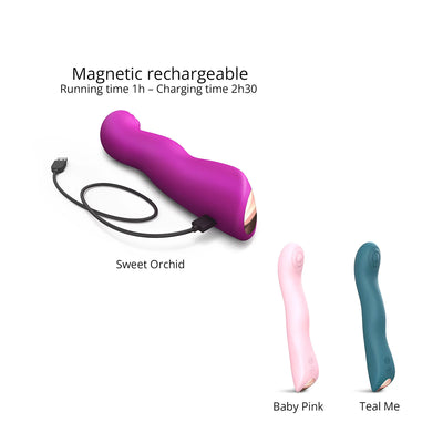 Love to Love Swap Tapping Vibrator - Sweet Orchid