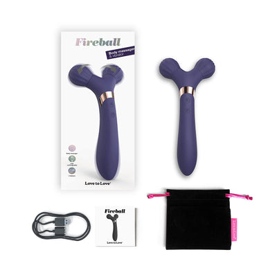 Love to Love Fireball Body Massager - Midnight Indigo