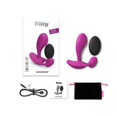 Love to Love Witty G & P-Spot Vibrator - Sweet Orchid