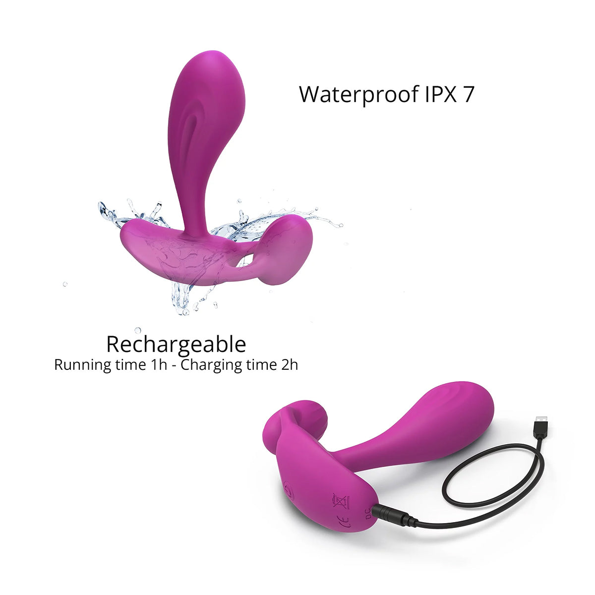 Love to Love Witty G & P-Spot Vibrator - Sweet Orchid