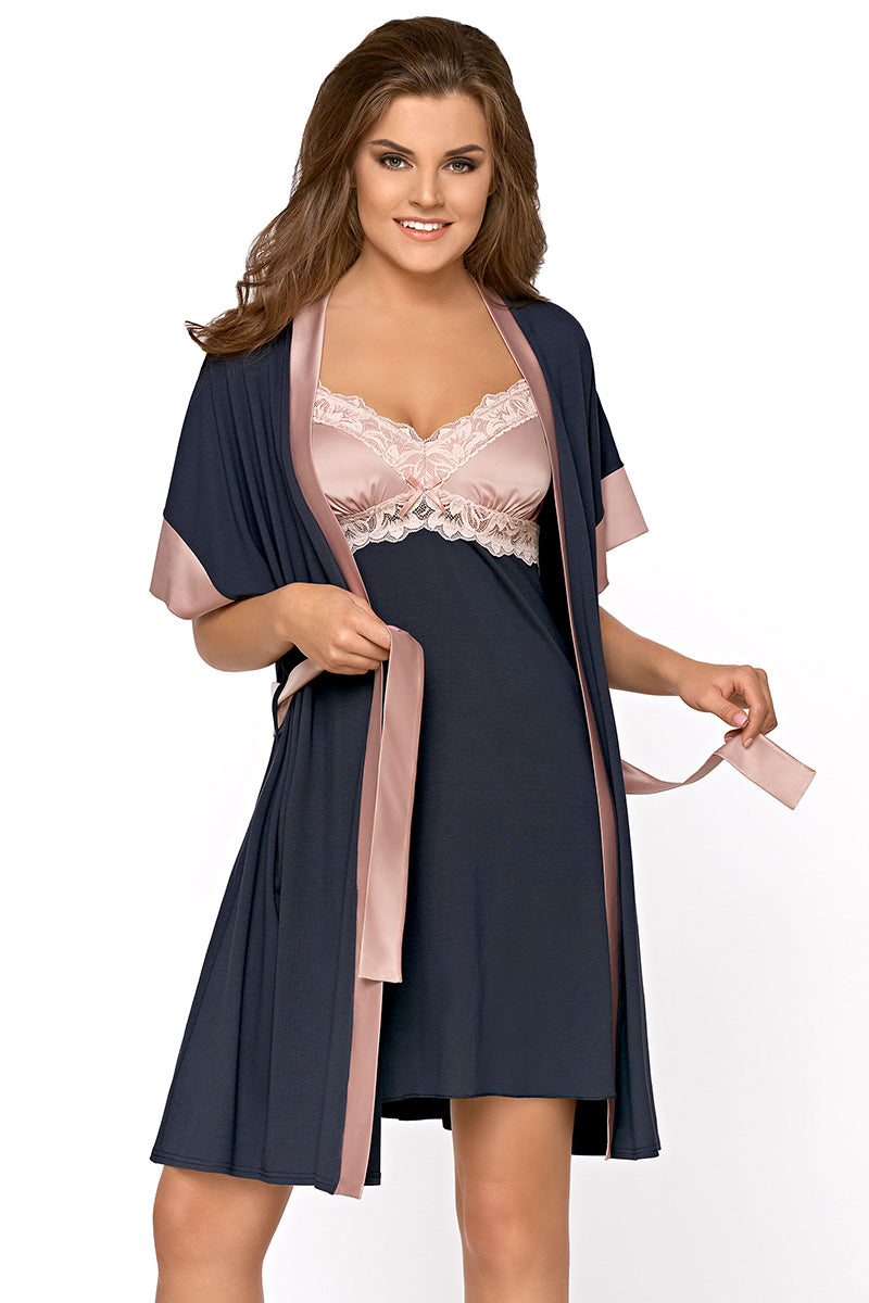 Short bathrobe model 133940 Babella