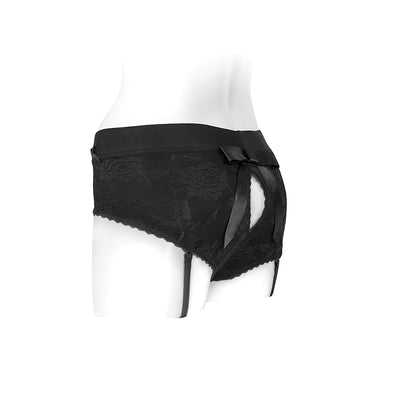 SpareParts Bella CleavBootyShort Blk 4XL