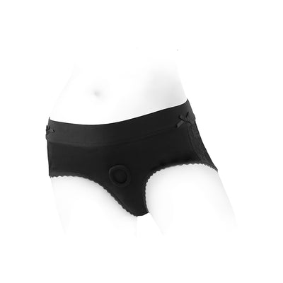 SpareParts Bella CleavBootyShort Blk 4XL