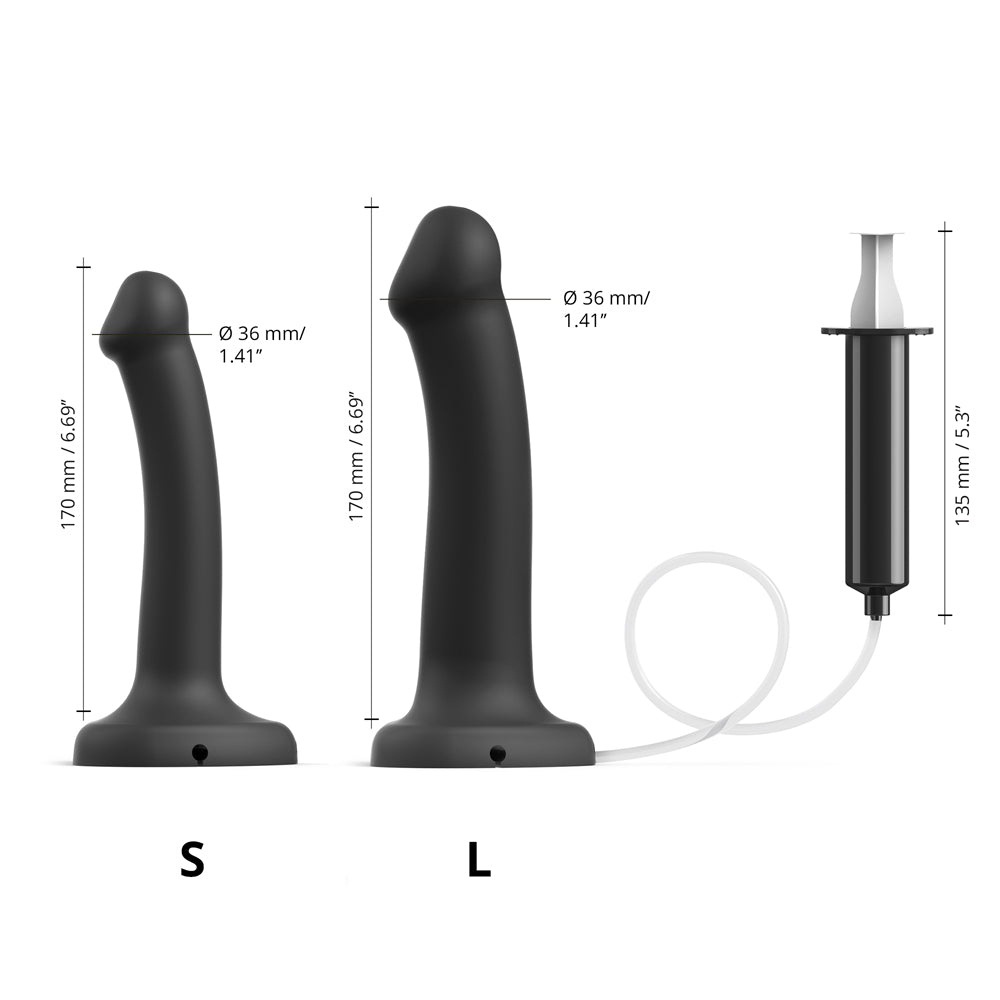 Strap-On-Me Cum Dildo Black S