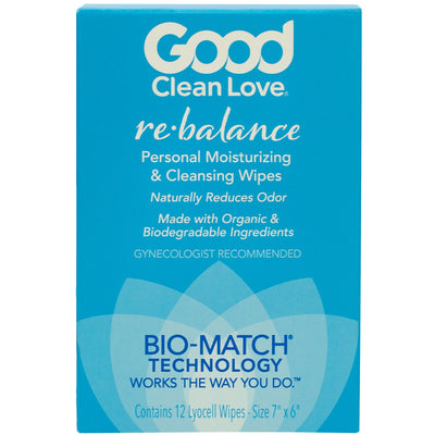 Good Clean Love Rebalance Cleansing Wipes 12 ct.