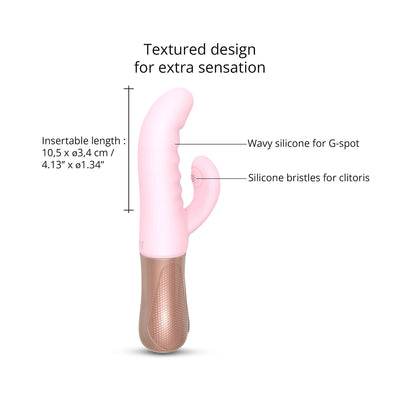 Love to Love Sassy Bunny Vibrator - Baby Pink