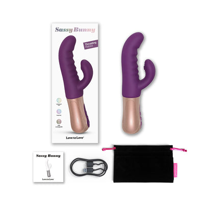 Love to Love Sassy Bunny Vibrator - Purple Rain