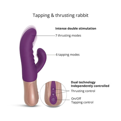 Love to Love Sassy Bunny Vibrator - Purple Rain