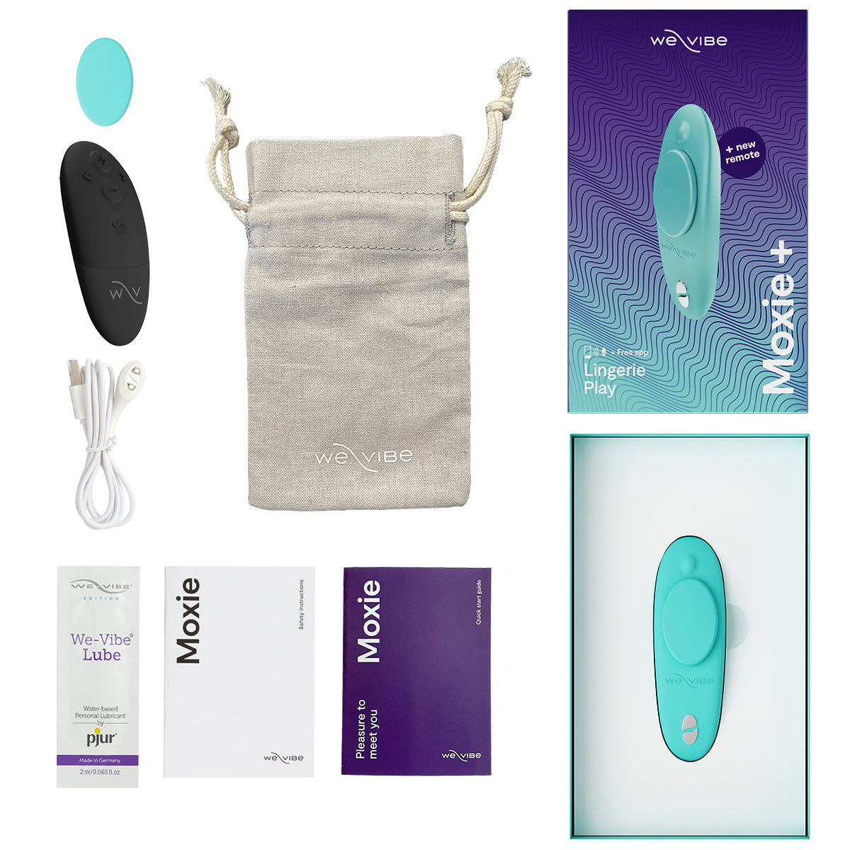 We-Vibe Moxie+ - Aqua