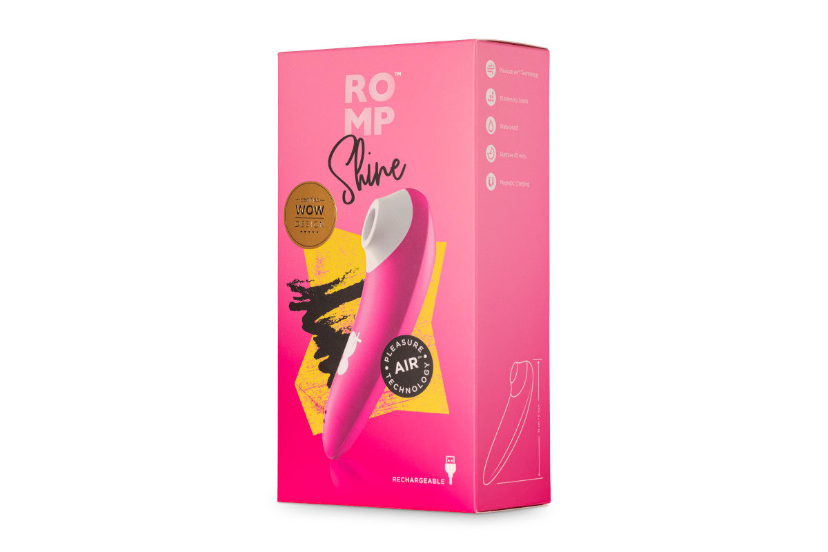 ROMP Shine Clitoral Vibrator - Pink