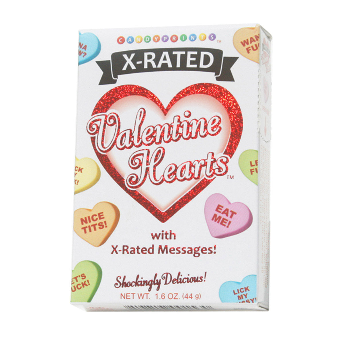 X-Rated Valentine Hearts Candy 24pc Display