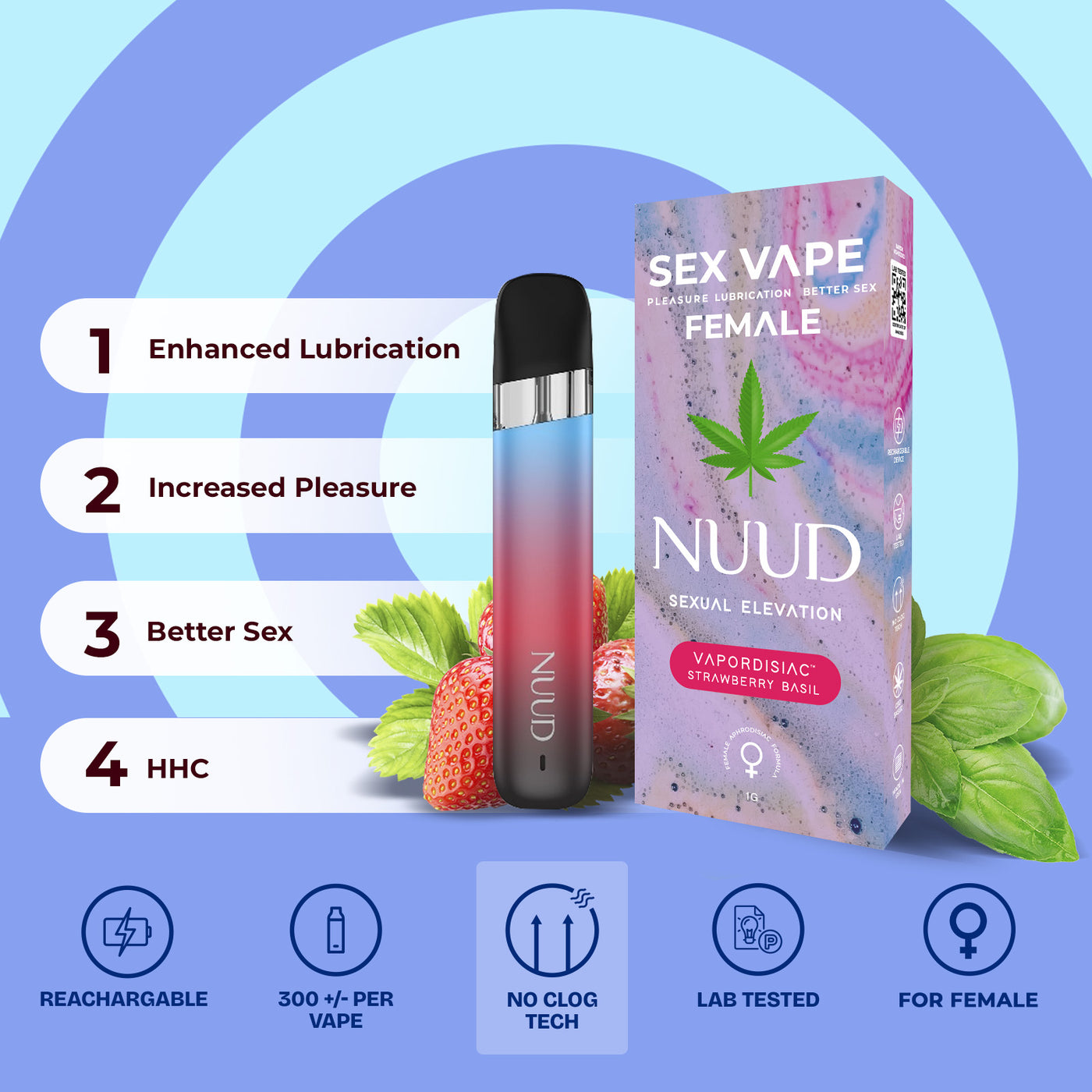 Nuud Female Vapordisiac- Strawberry