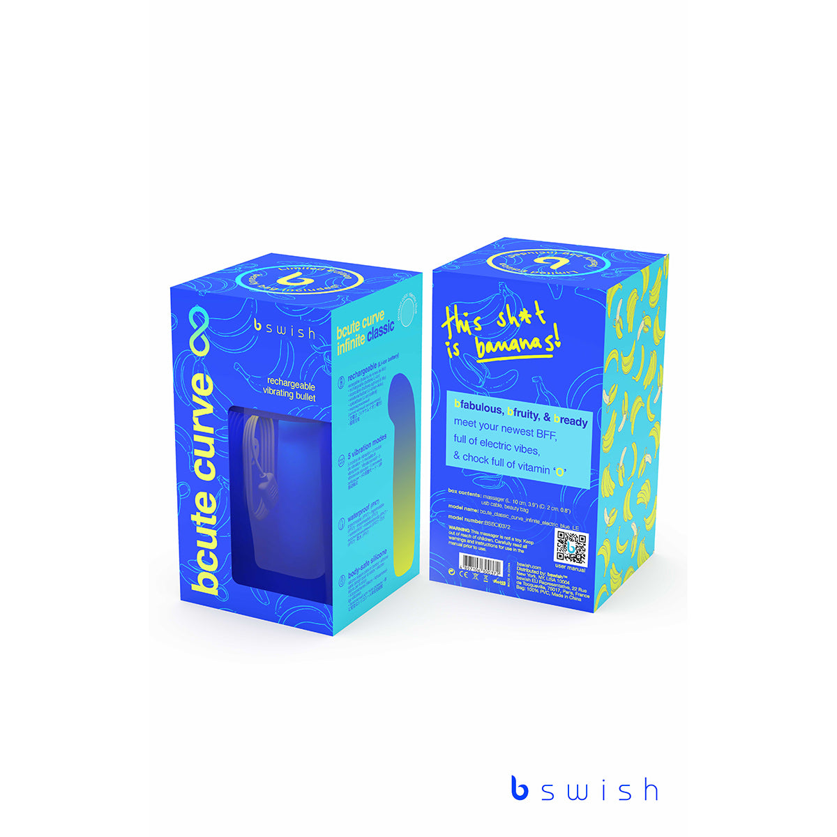 B Swish Bcute Classic Curve Infinite Limited Edition Electric Blue