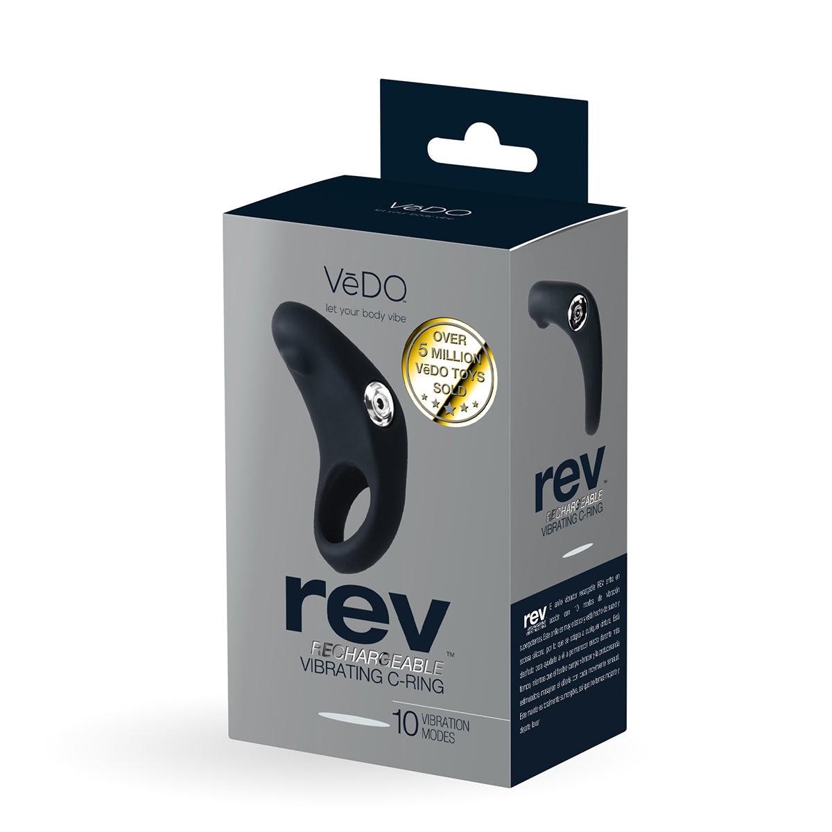 VeDO Rev Vibrating C-Ring - Black