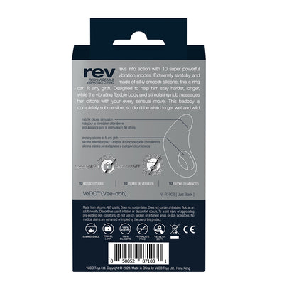 VeDO Rev Vibrating C-Ring - Black