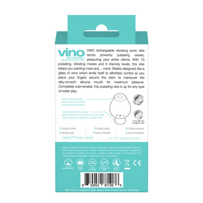 VeDO Vino Vibrating Sonic Vibe - Turquoise