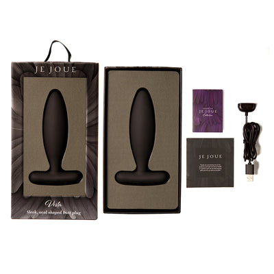 Je Joue Vesta Vibrating Plug - Black