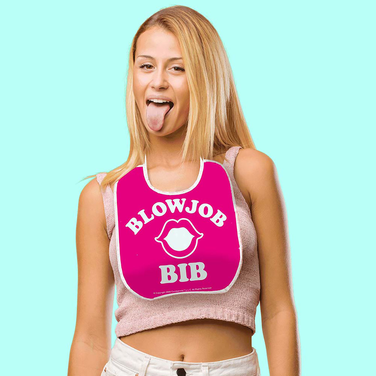 Blow Job Bib Pink