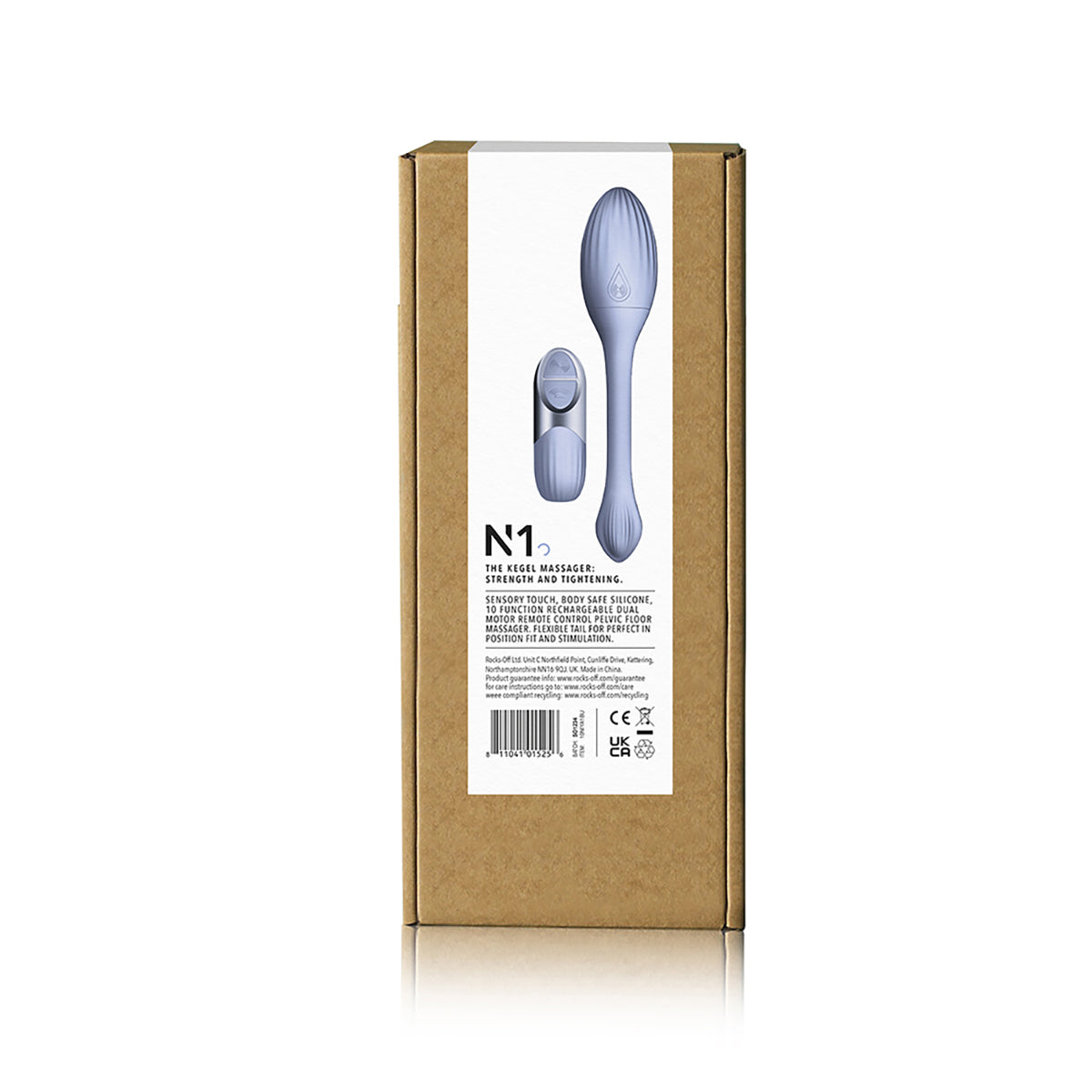 NIYA 1 Kegel Massager w/ Remote - Cornflower (Rebranded Packaging)