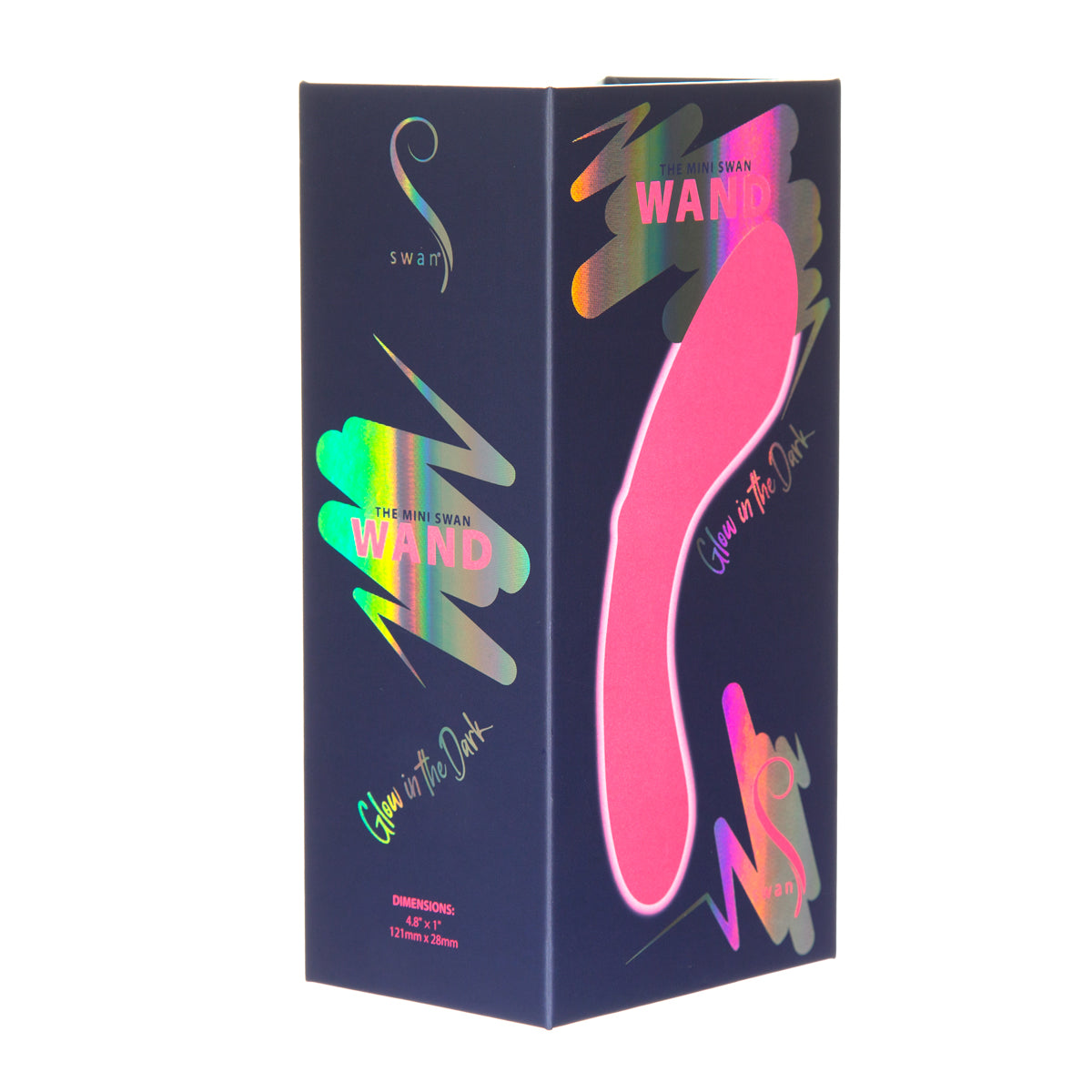 Swan- The Mini Swan Wand Glow-in-the-Dark Pink