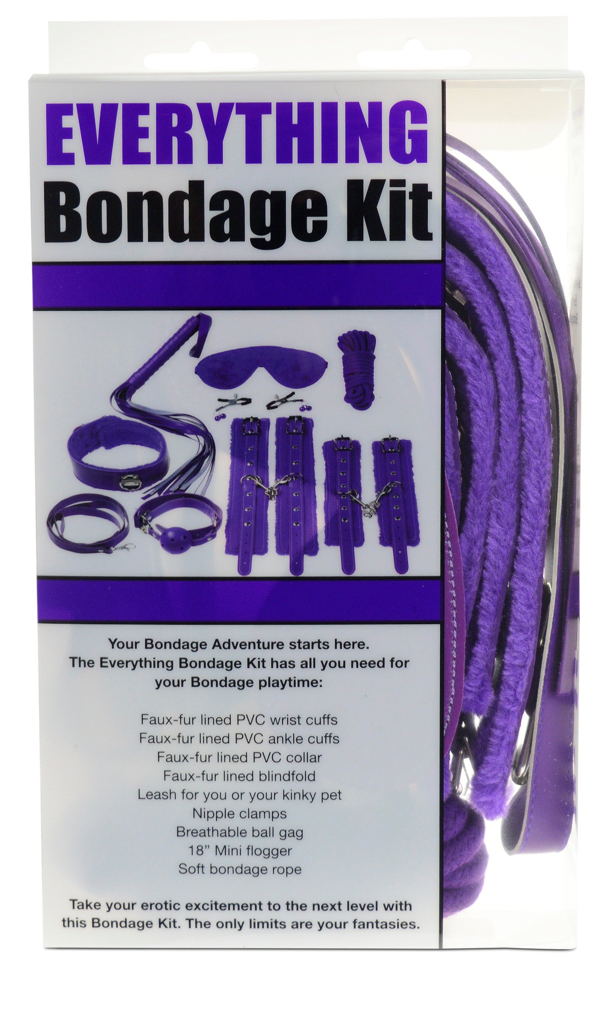 Everything Bondage 12pc Kit - Purple