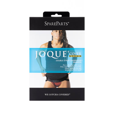 SpareParts Joque Cover Undwr Harness Black (Double Strap) Size B Nylon