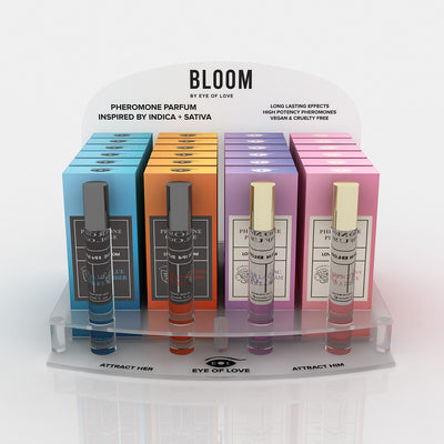 Eye of Love Bloom Pheromone 10Ml Display 4X6 Prepack (Testers Included/Acrylic Display)