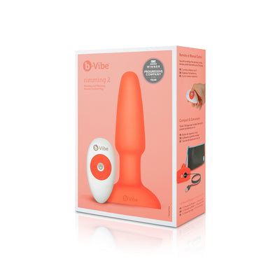 b-Vibe Rimming Plug 2 Orange