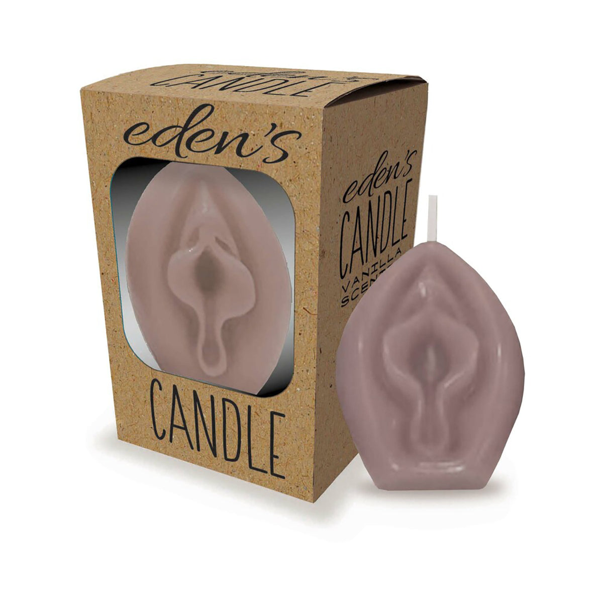 Eden's Vagina Candle Taupe