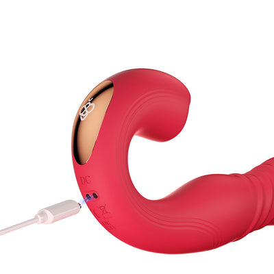 Honey Play Box Joi Thrust 2 App-Controlled Thrusting Vibrator & Clit Licker