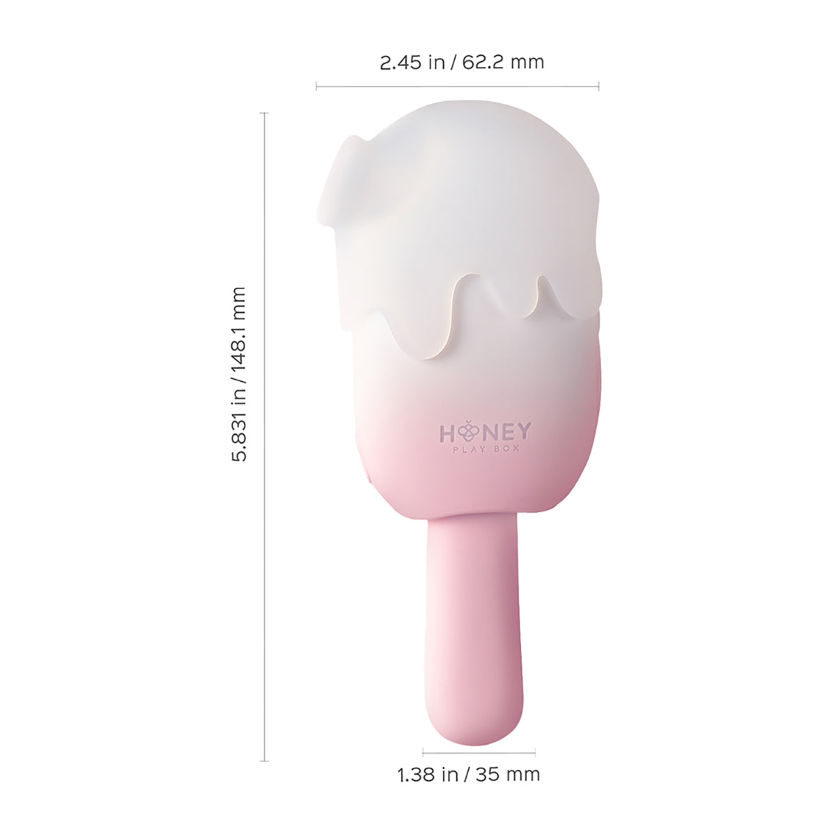 Honey Play Box Bite Me Sucking Tapping & Vibrating Cream Pop Stimulator