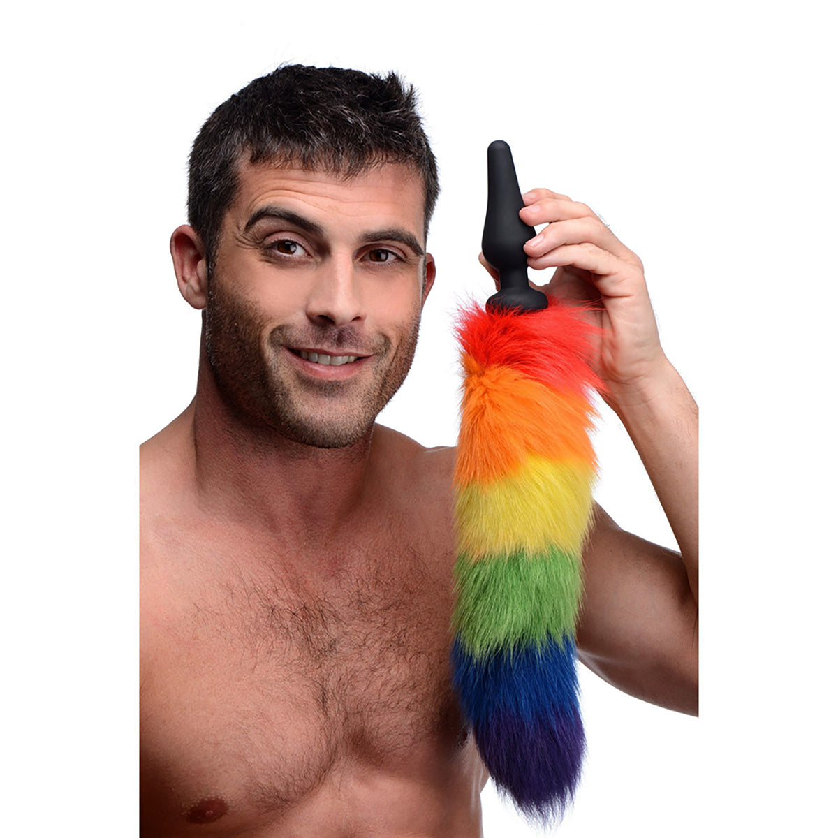 Tailz Rainbow Tail Silicone Butt Plug