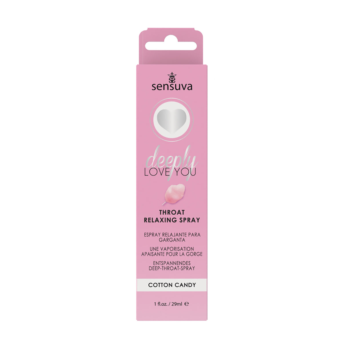 Sensuva Deeply Love You Throat Relaxing Spray Cotton Candy 1 oz.