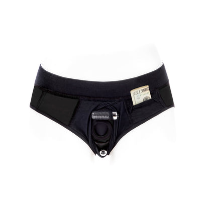 SpareParts Tomboi Cover Brief Nylon Bk S