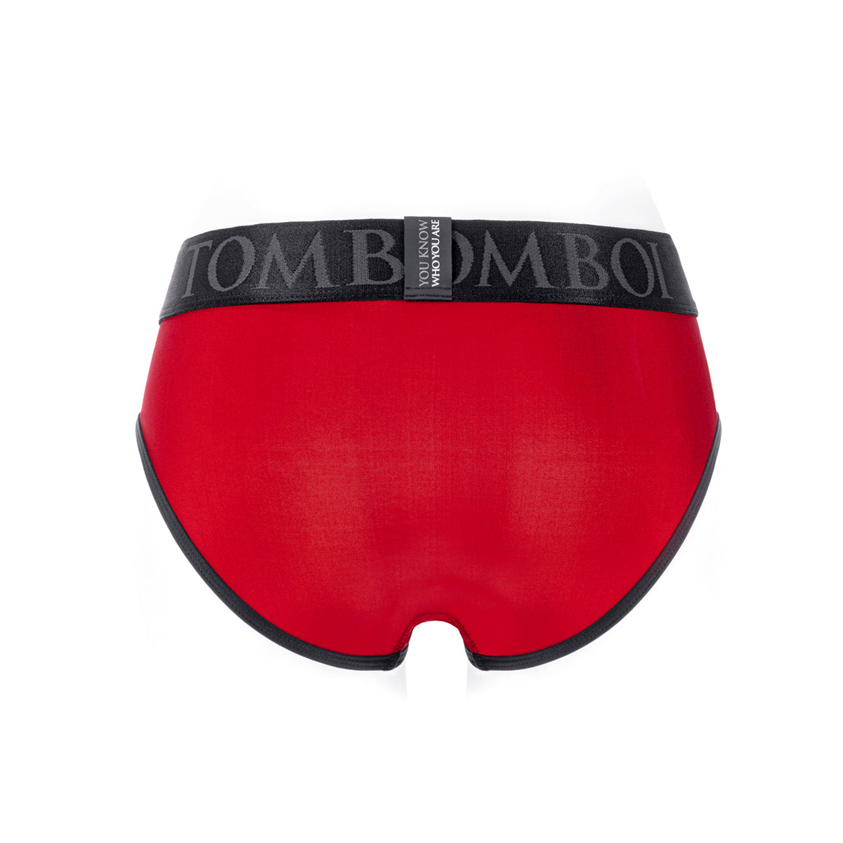 SpareParts Tomboi Cover Brief Nyl Red XS