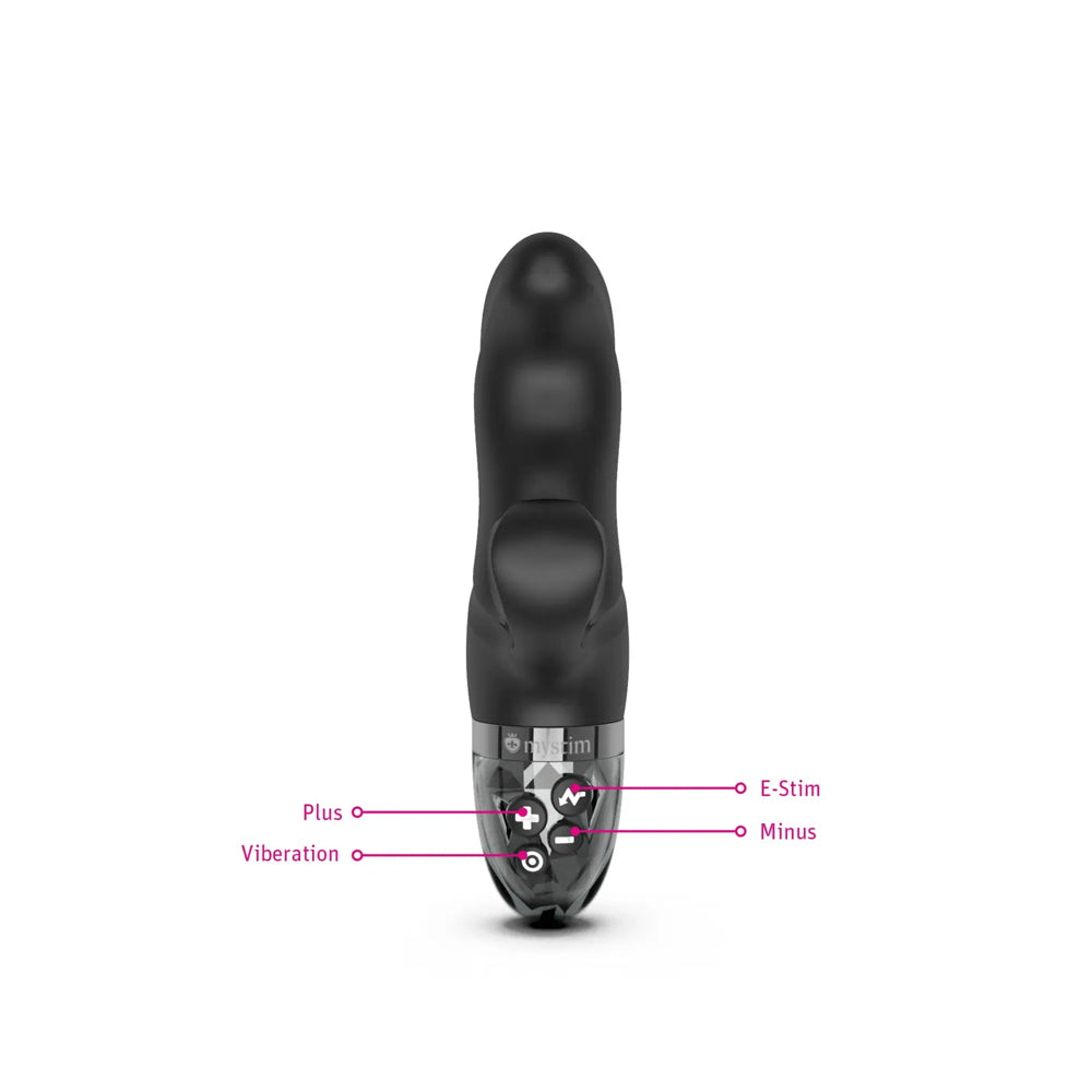 Mystim Hop Hop Bob eStim Vibrator Black