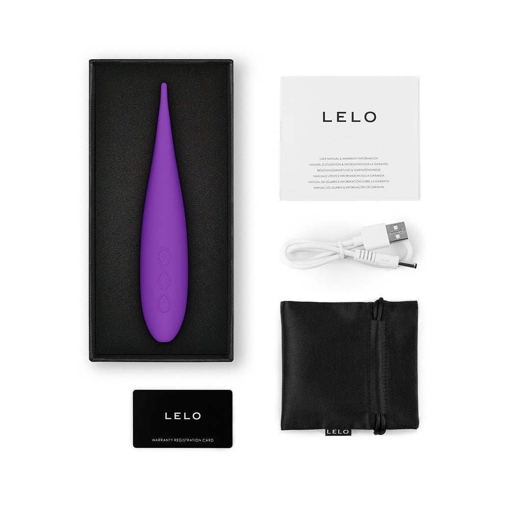 LELO DOT Travel Clitoral Pinpoint Vibrator Purple