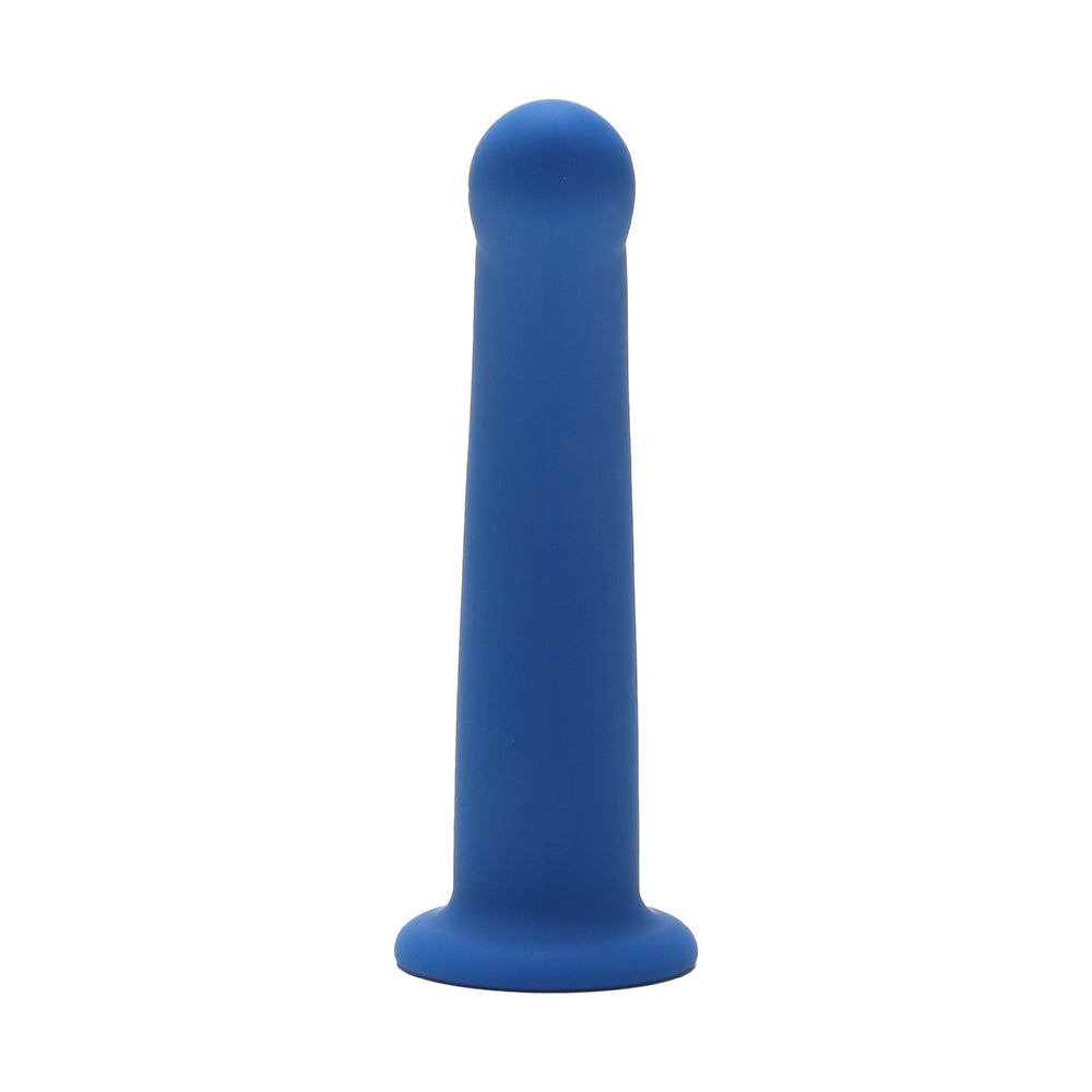 Me You Us 6in Curved Silicone Dildo Blue