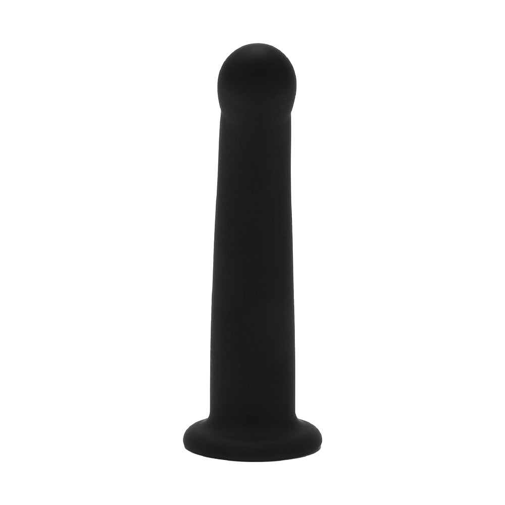 Me You Us 6in Curved Silicone Dildo Blk